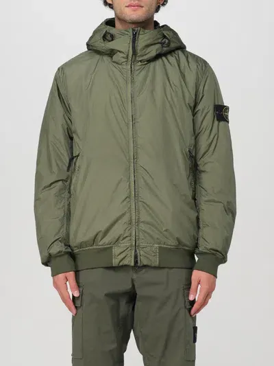 Stone Island Jacket  Men Color Moss Green In Moosgrün