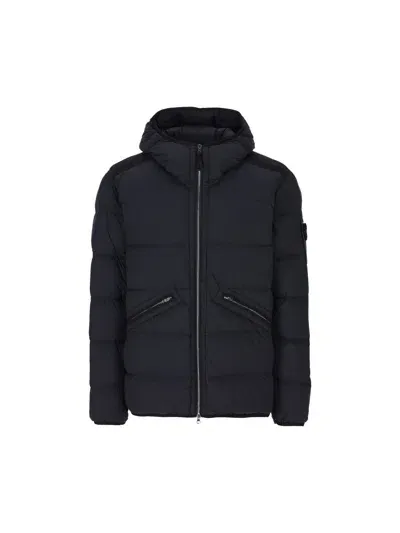 Stone Island Jackets In Black