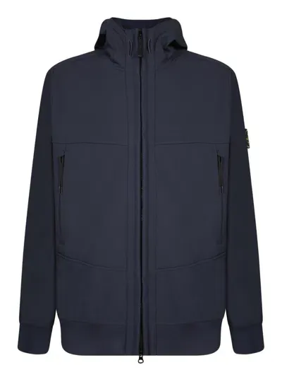 Stone Island Jackets In Blue