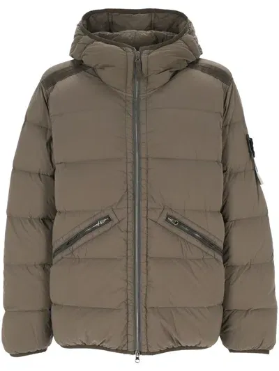 Stone Island Jackets In Brown