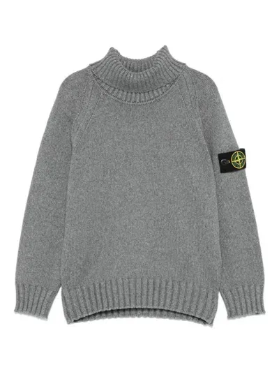 Stone Island Junior Sweater In Grey