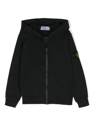 Stone Island Junior Sweatshirt In Black