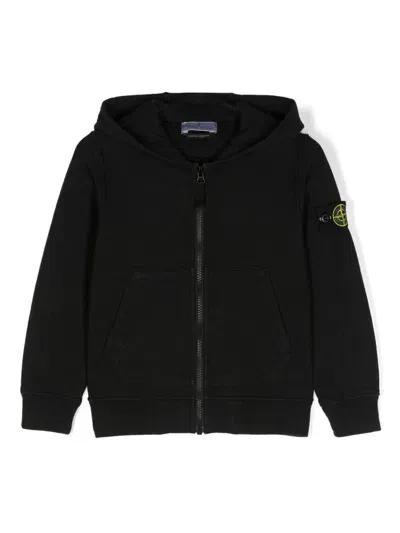 Stone Island Junior Sweatshirt In Black