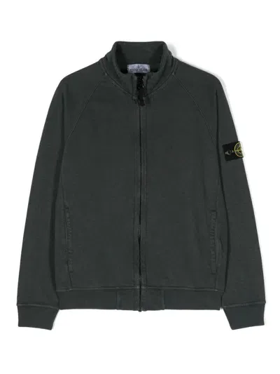 Stone Island Junior Sweatshirt In Blue