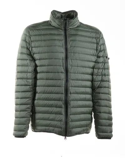 Stone Island Light Down Jacket In Olive