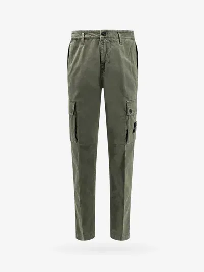 Stone Island Trouser In Green