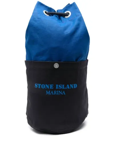 Stone Island Marina Backpack In Blue