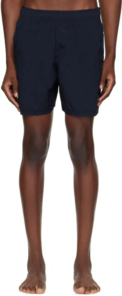 Stone Island Navy B0943 Swim Shorts In A0020 Navy Blue