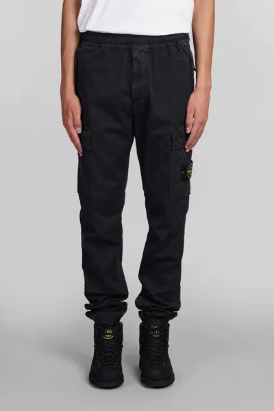 Stone Island Pants In Black