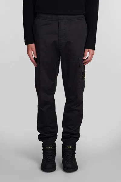 Stone Island Pants In Black