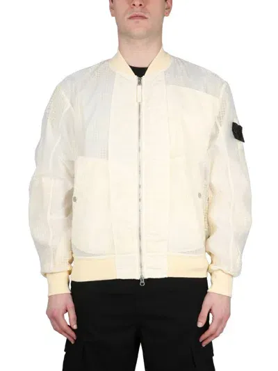 Stone Island Shadow Project Distorted Bomber In Butt