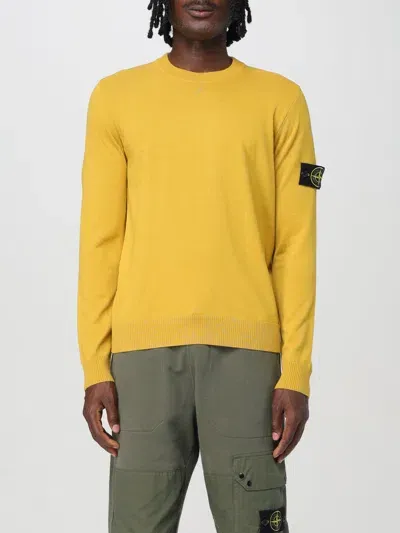 Stone Island Sweater  Men Color Ocher In Ocker