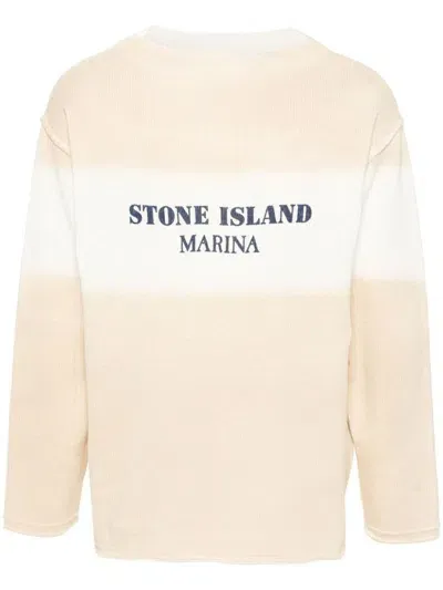 Stone Island Sweaters Beige