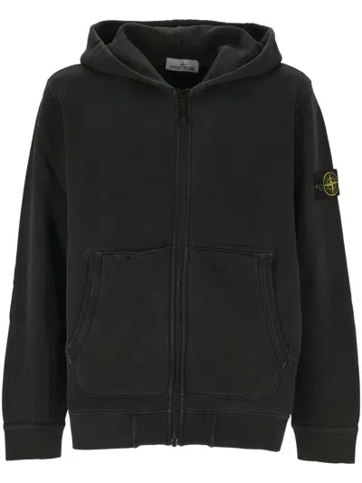 Stone Island Sweaters In Black