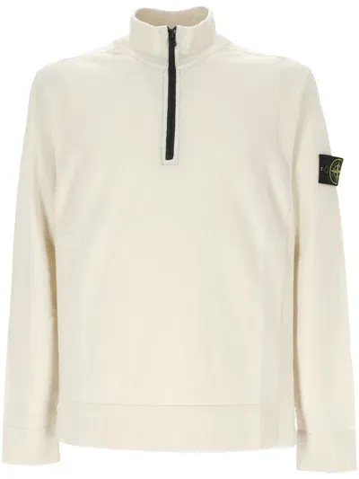 Stone Island Sweaters In White