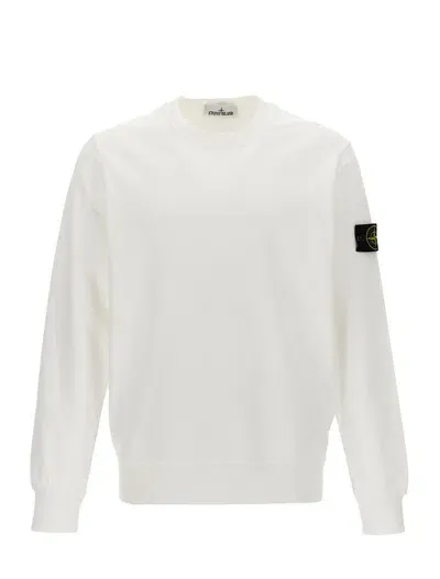 Stone Island Sweaters White