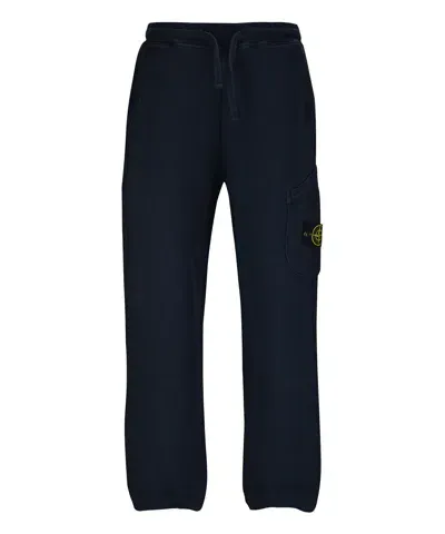 Stone Island Sweatpants In Blue