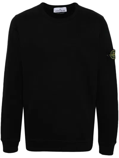 Stone Island Sweatshirt In Black  