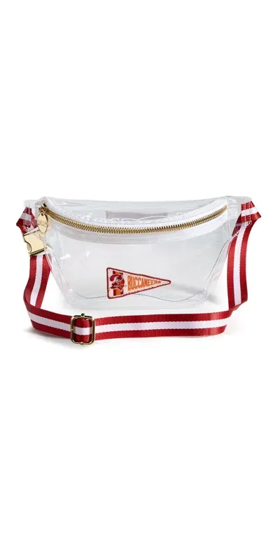 Stoney Clover Lane Clear Fanny Pack With Tampa Bay Buccanee Red And White