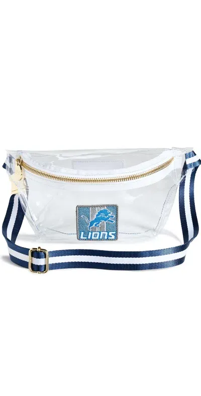 Stoney Clover Lane Lions Clear Fanny Pack Navy/white