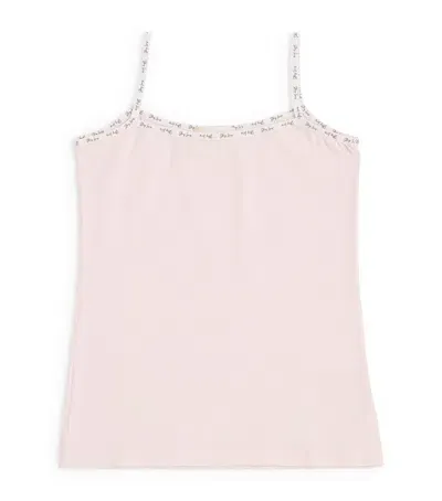 Story Loris Kids' Cotton-blend Tank Top In Pink