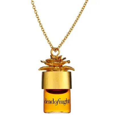 Strangelove Deadofnight Perfume Oil Necklace In White