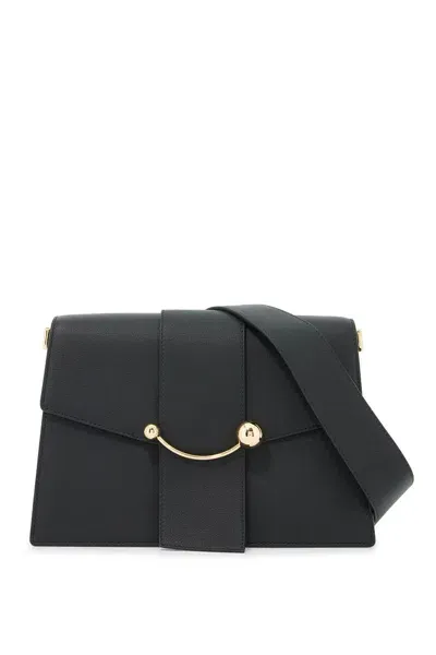 Strathberry Crescent Shoulder Bag In Black