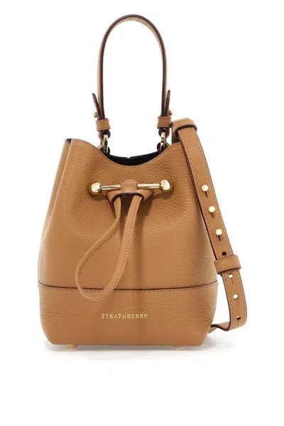 Strathberry Lana Osette Bucket Bag In Brown