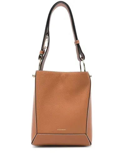 Strathberry Medium Lana Tote Bag In Brown