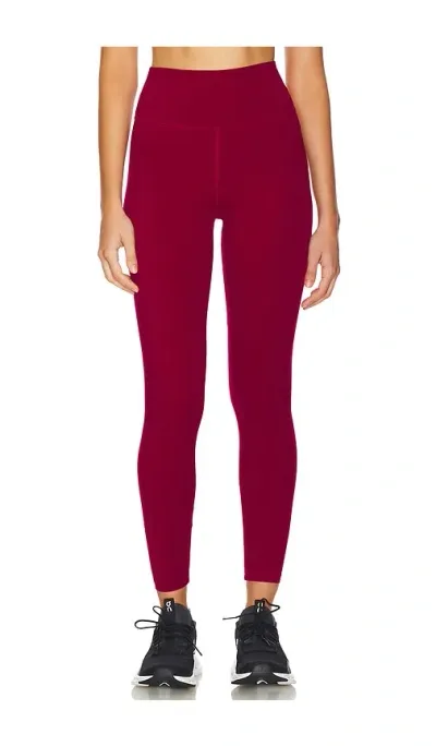 Strut This The Scarlett Ankle Legging In Burgundy