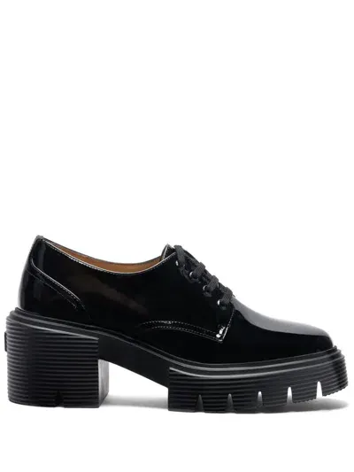 Stuart Weitzman 60mm Leather Brogues In Black