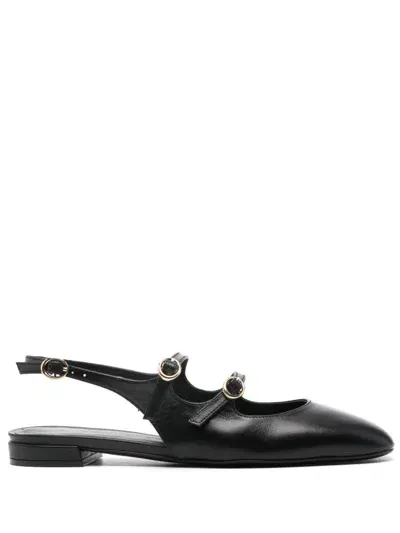 Stuart Weitzman Benni Mj Ballerinas In Negro