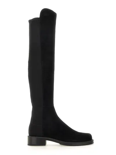 Stuart Weitzman Boot Ijn Leather In Black