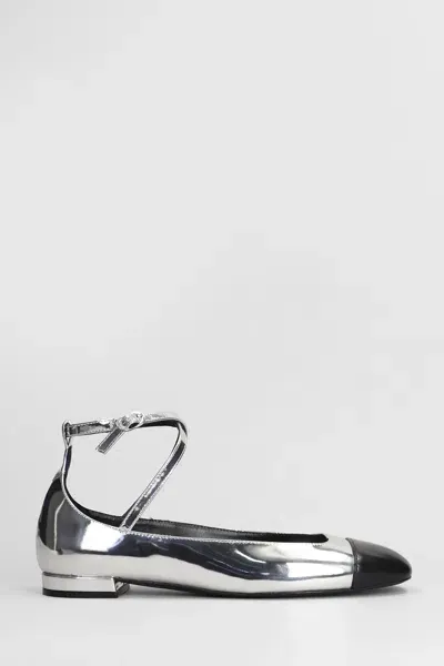 Stuart Weitzman Flats In Silver