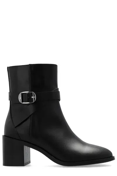 Stuart Weitzman Esme Heeled Ankle Boots In Black