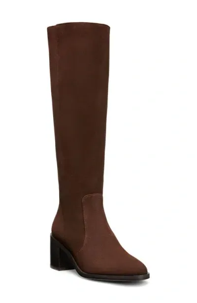 Stuart Weitzman Women's Esme Zip Boots In Walnut/dark Brown