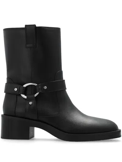 Stuart Weitzman Jax Bootie Shoes In Schwarz