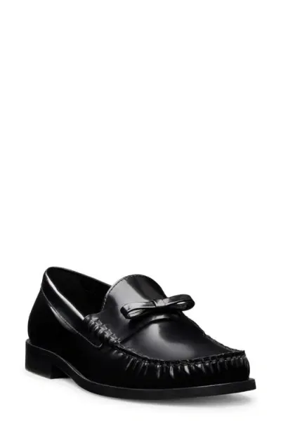 Stuart Weitzman Lottie Bow Loafer In Black