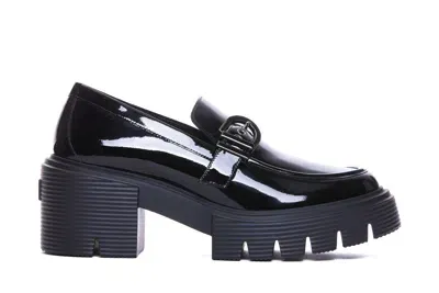 Stuart Weitzman Maverick Loafers In Black