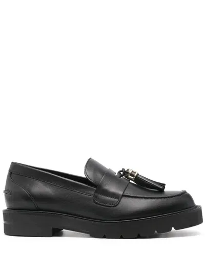 Stuart Weitzman Parker Loafers In 黑色