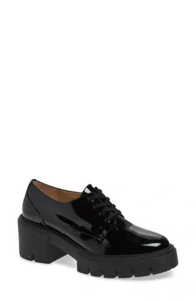 Stuart Weitzman Soho Platform Derby In Black