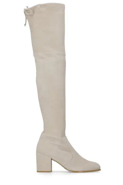 Stuart Weitzman Tieland Over The Knee Boots In Neutrals