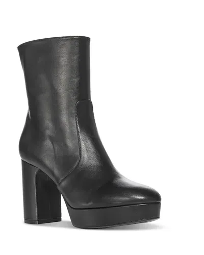 Stuart Weitzman Women's Dayna High Heel Platform Booties In Black