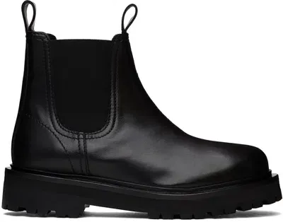 Studio Nicholson Black Kick Chelsea Boots