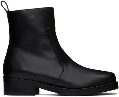 Studio Nicholson Black Square Boots