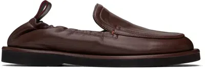 Studio Nicholson Burgundy Donovan Loafers In Red