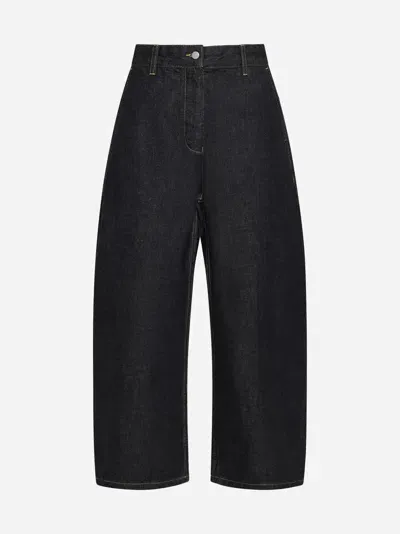 Studio Nicholson Chalco Wide-leg Jeans In Black