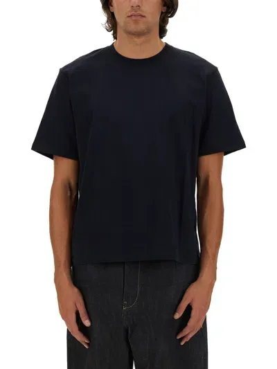 Studio Nicholson Bric Jersey T-shirt In Blue