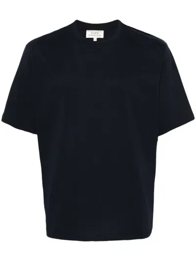 Studio Nicholson Crew-neck Cotton T-shirt In Blue