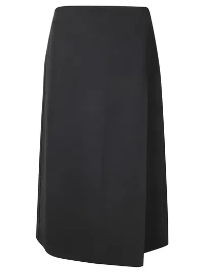 Studio Nicholson Skirts - Split Front Skirt In Black